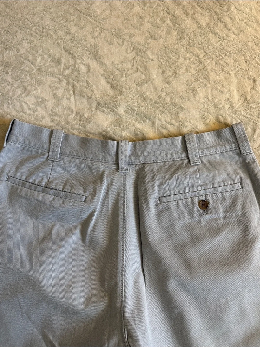 J. Crew Light Blue Mercantile Flex Flat Front Chino Shorts